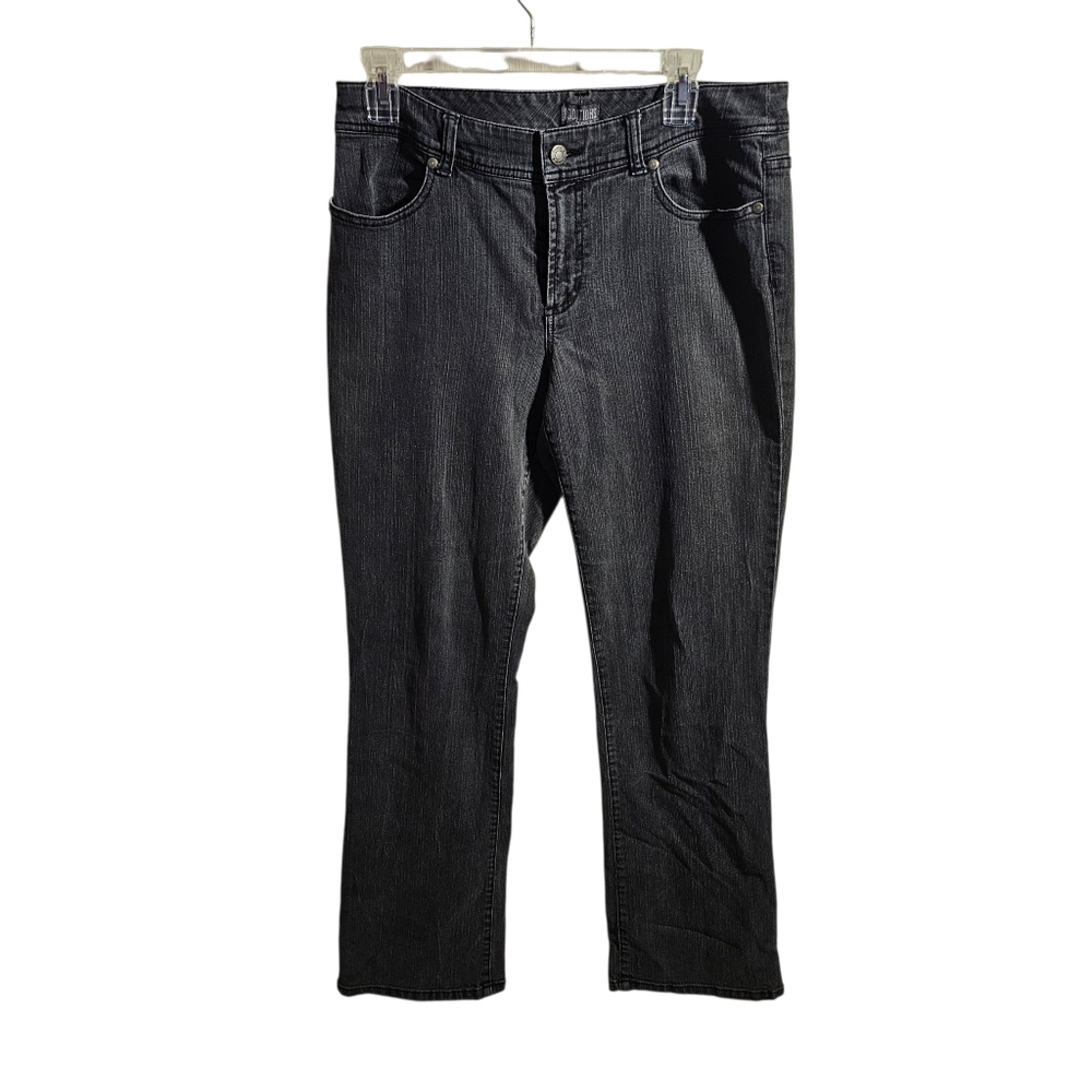 Chico's Charcoal Gray Denim Jeans